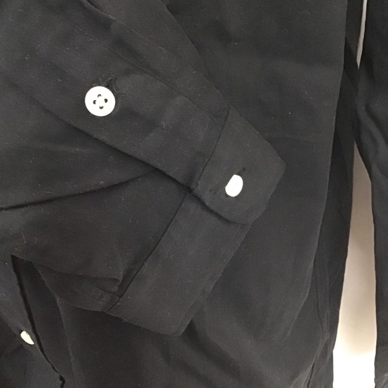 ラルフローレン RALPHLAUREN シャツ、ブラウス 長袖 長袖シャツ カラーシャツ ボタンダウンシャツ 長袖カットソー M ロゴ、文字 黒 / ブラック /  メンズ USED 古着 中古 10112487