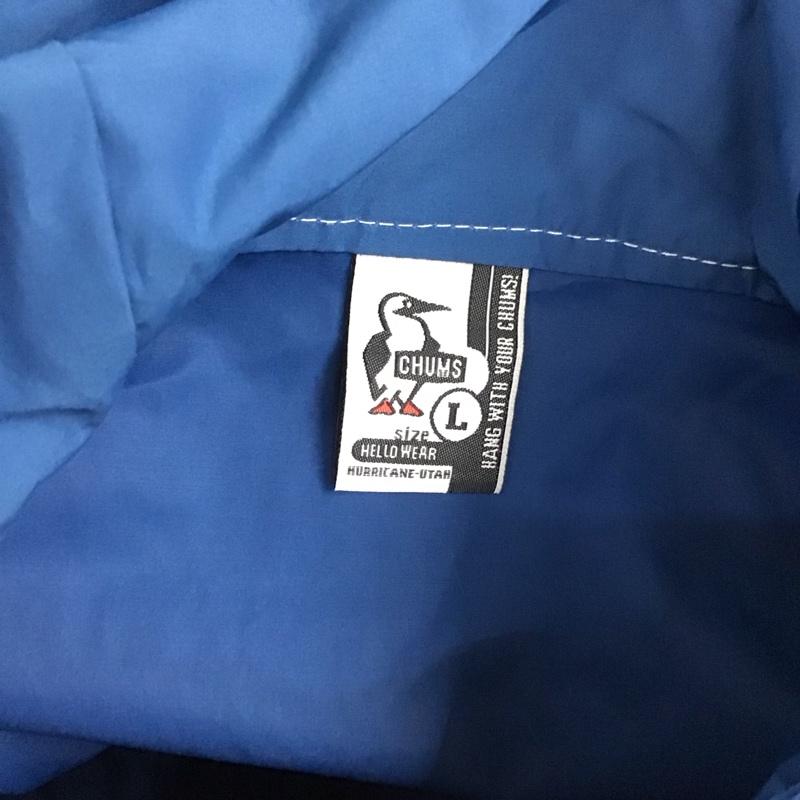 チャムス CHUMS ジャケット、上着 ジャケット、ブレザー CH04-1062 L ロゴ、文字 青 / ブルー /  メンズ USED 古着 中古 10108181