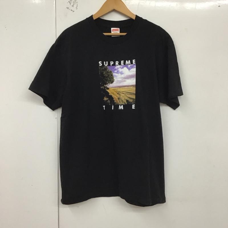 シュプリーム Supreme Tシャツ 半袖 20SS supremetimetee 半袖カットソー プリントTシャツ M プリント 黒 / ブラック /  メンズ USED 古着 中古 10129619