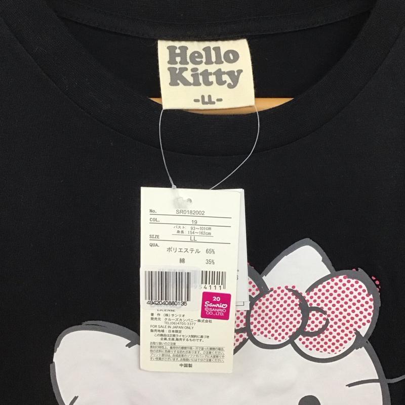 古着 USED Tシャツ 半袖 ハローキティ LL プリント X キャラクター 黒 / ブラック /  レディース USED 古着 中古 10147686