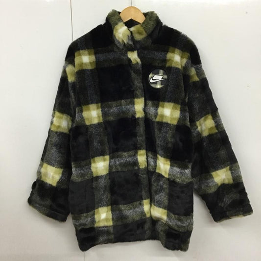 ナイキ NIKE ジャケット、上着 ジャンパー、ブルゾン DD4542-010 NSWFXFURAOPジャケット アウター チェックジャケット ファージャケット M チェック マルチカラー / マルチカラー /  レディース USED 古着 中古 10109395