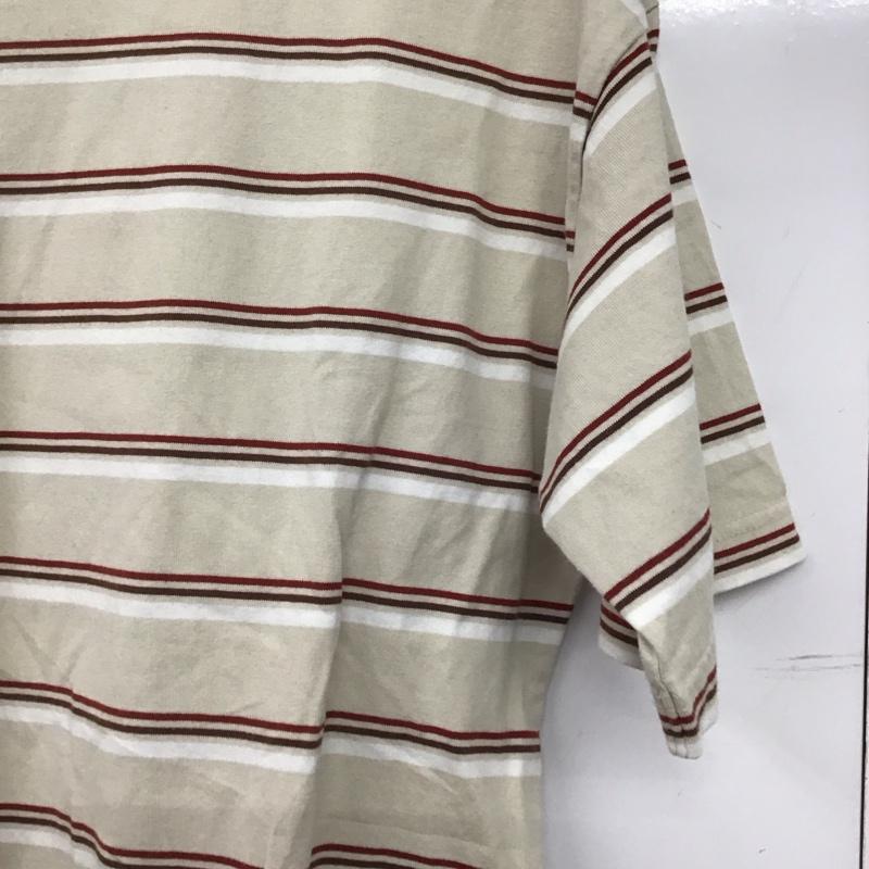 ローリーズファーム LOWRYS FARM Tシャツ 半袖 LF620089AD クルーネック オーバーサイズ FREE ボーダー柄 マルチカラー / マルチカラー /  レディース USED 古着 中古 10146378