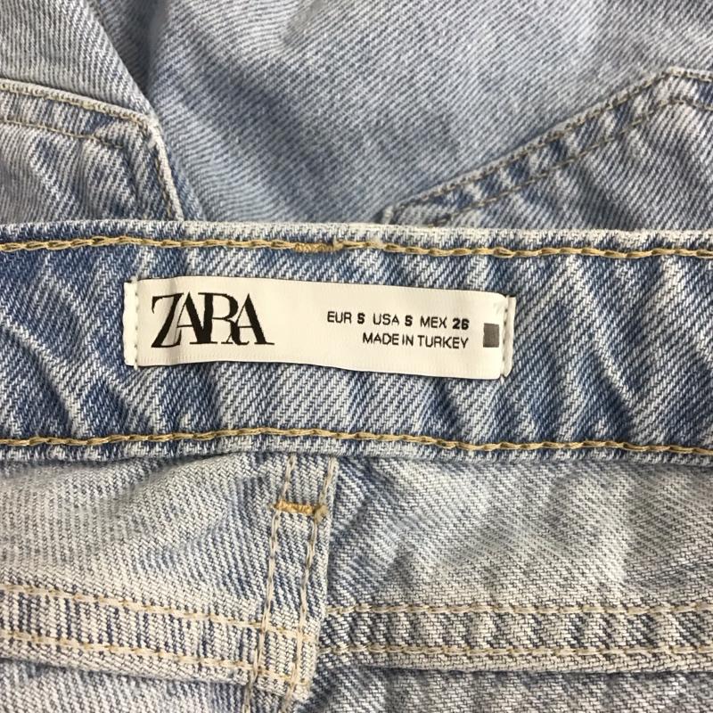 ザラ ZARA パンツ ショートパンツ デニムショートパンツ S 無地 水色 / ライトブルー /  レディース USED 古着 中古 10129865