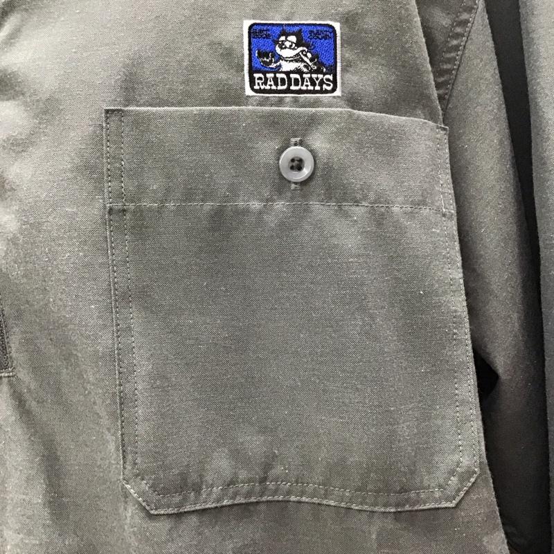 ラディアル RADIALL シャツ、ブラウス 長袖 rad-24aw-sh002 HALF ZIP SHIRT L/S L 無地 灰 / グレー /  メンズ USED 古着 中古 10122090