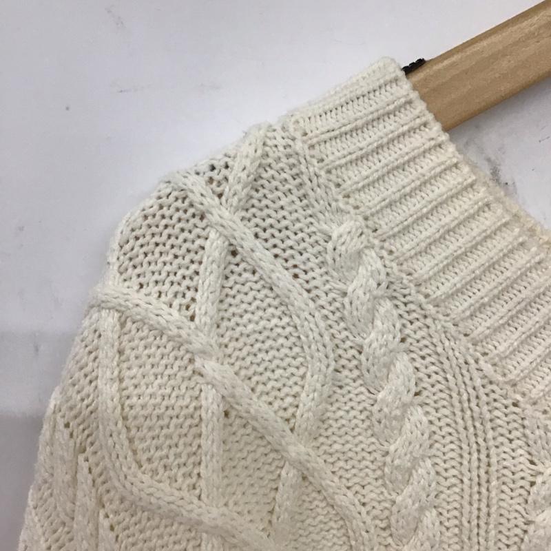 スタディオクリップ studio CLIP カーディガン 長袖 SC211405-1 3WAY 前後着 ベスト マルチウェイ M  アイボリー / アイボリー /  レディース USED 古着 中古 10146405