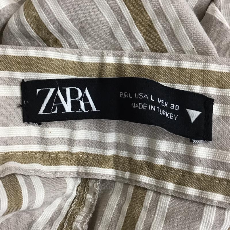 ザラ ZARA スカート ロングスカート フレアロングスカート ストライプスカート カジュアルスカート L ストライプ マルチカラー / マルチカラー /  レディース USED 古着 中古 10117676