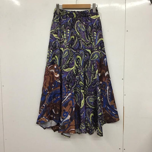 アースミュージックアンドエコロジー earth music&ecology スカート ロングスカート FREE  マルチカラー / マルチカラー /  レディース USED 古着 中古 10137959