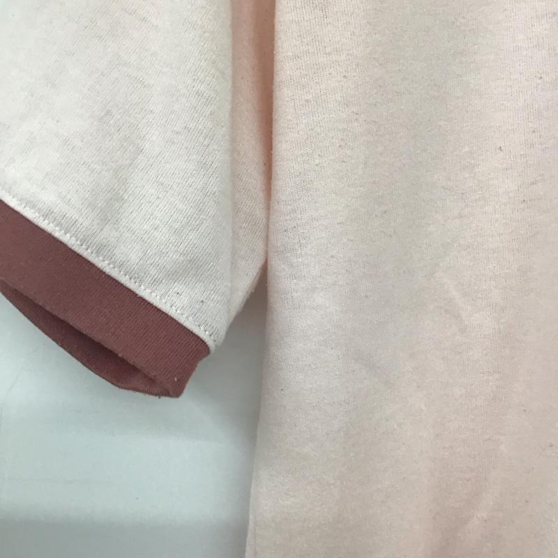 エヘカソポ ehka sopo Tシャツ 半袖 FREE プリント 桃 / ピンク /  レディース USED 古着 中古 10133833