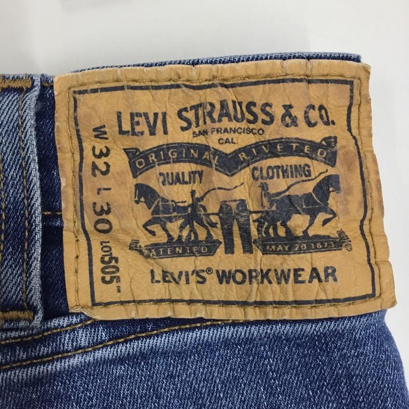 リーバイス Levi s パンツ デニム、ジーンズ 32インチ 無地 インディゴ / インディゴ /  メンズ USED 古着 中古 10110616