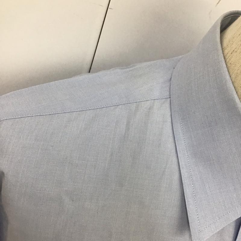 ブルックスブラザーズ BROOKS BROTHERS シャツ、ブラウス 長袖 スリムフィット 無地 水色 / ライトブルー /  メンズ USED 古着 中古 10111566