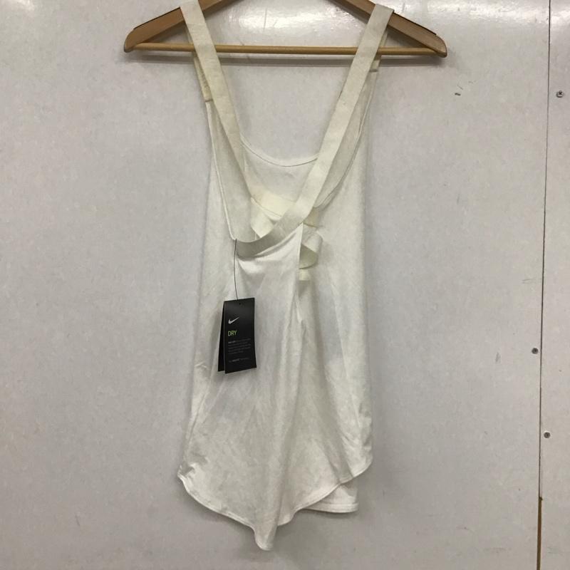ナイキ NIKE タンクトップ タンクトップ AO9792-100 エラスティカ タンク トレーニングタンクトップ DRI-FIT タグ付き L ロゴ、文字 白 / ホワイト /  レディース USED 古着 中古 10135595