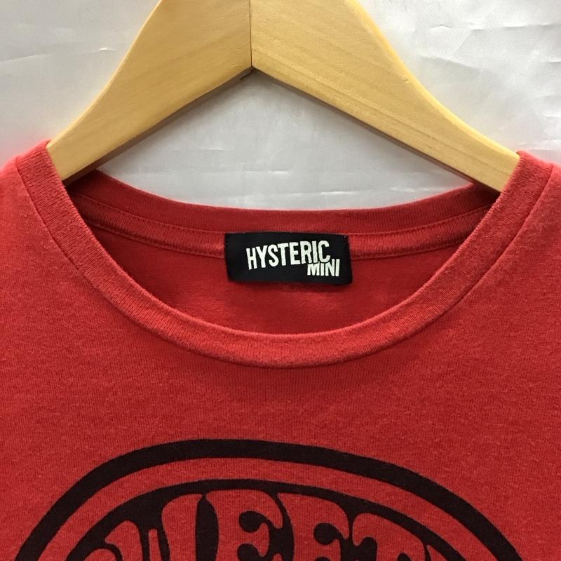 ヒステリック ミニ HYSTERIC MINI Tシャツ 七分袖 140cm プリント 赤 / レッド /  ガールズ USED 古着 中古 10116793