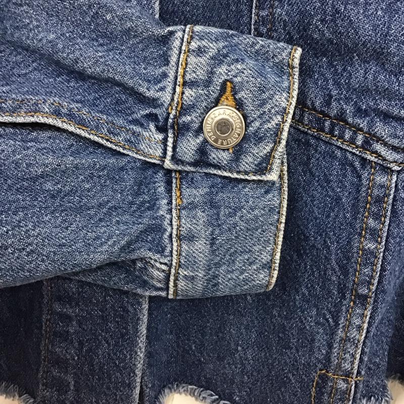 ザラ ZARA ジャケット、上着 ジャケット、ブレザー Gジャン S 無地 インディゴ / インディゴ /  レディース USED 古着 中古 10140056