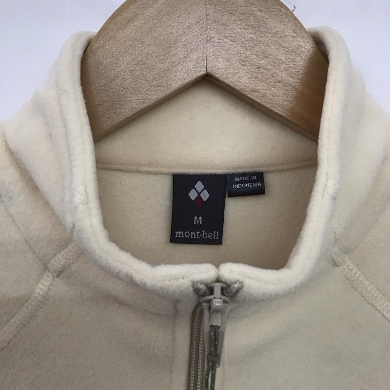 モンベル mont-bell ジャケット、上着 ジャケット、ブレザー フリース M 無地 オフホワイト / オフホワイト /  レディース USED 古着 中古 10148609