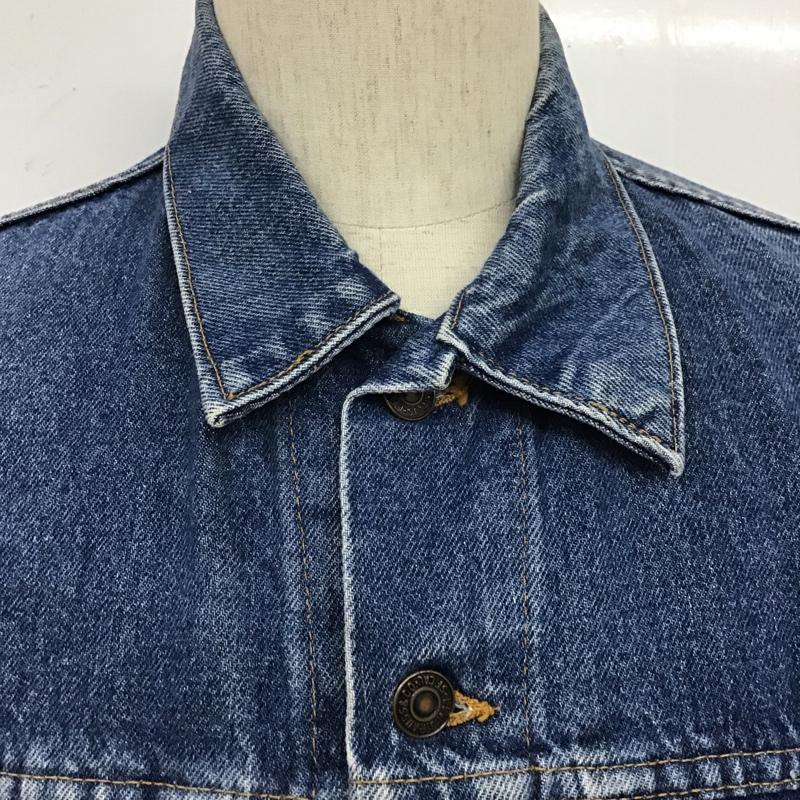 リーバイス Levi s ジャケット、上着 ジャンパー、ブルゾン デニムジャケット Gジャン 90s USA製 38 無地 インディゴ / インディゴ /  メンズ USED 古着 中古 10105676