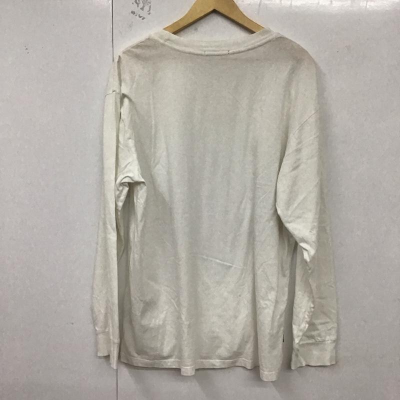 オベイ OBEY Tシャツ 長袖 M 無地 白 / ホワイト /  メンズ USED 古着 中古 10128473