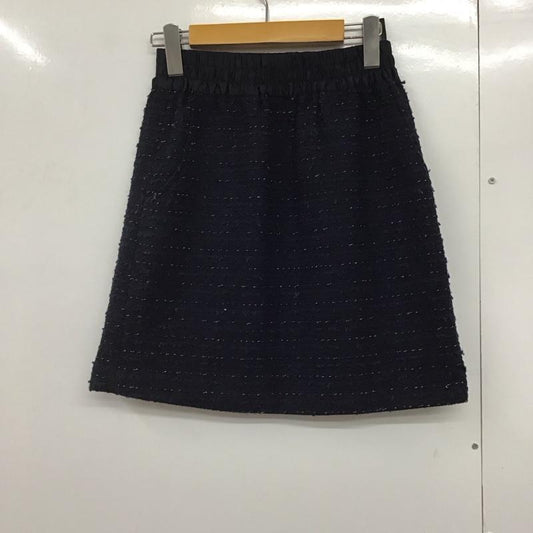 ナチュラルビューティーベーシック NATURAL BEAUTY BASIC スカート ミニスカート ミニスカート タイトスカート カジュアルスカート S 総柄 紺 / ネイビー /  レディース USED 古着 中古 10142687