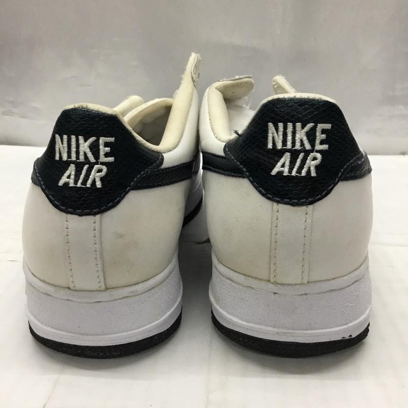 ナイキ NIKE スニーカー スニーカー 630033 146 00 AIR FORCE 1 SC 1996年製 スネークスキン 箱有 26.0cm ロゴ、文字 白 / ホワイト / X 紺 / ネイビー /  メンズ USED 古着 中古 10120560