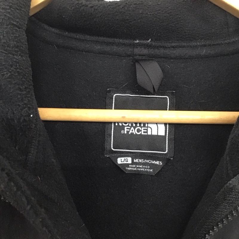 ザノースフェイス THE NORTH FACE ジャケット、上着 ジャケット、ブレザー ジップアップジャケット アウター フリースジャケット L ロゴ、文字 黒 / ブラック /  メンズ USED 古着 中古 10138875