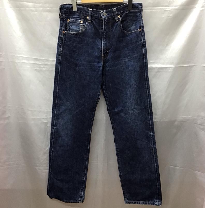 リーバイストラウスアンドコー Levi Strauss & co. パンツ デニム、ジーンズ デニムパンツ ストレートパンツ ワイドパンツ カジュアルパンツ 32インチ 無地 インディゴ / インディゴ /  メンズ USED 古着 中古 10113576