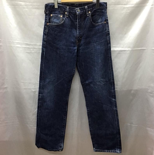 リーバイストラウスアンドコー Levi Strauss & co. パンツ デニム、ジーンズ デニムパンツ ストレートパンツ ワイドパンツ カジュアルパンツ 32インチ 無地 インディゴ / インディゴ /  メンズ USED 古着 中古 10113576
