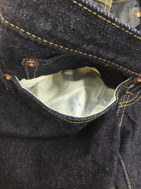 フラットヘッド The Flat Head パンツ デニム、ジーンズ M 無地 紺 / ネイビー /  メンズ USED 古着 中古 10110115