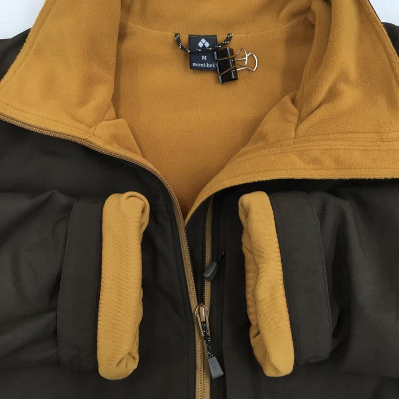 モンベル mont-bell ジャケット、上着 ジャケット、ブレザー M ロゴ、文字 茶 / ブラウン /  メンズ USED 古着 中古 10141082