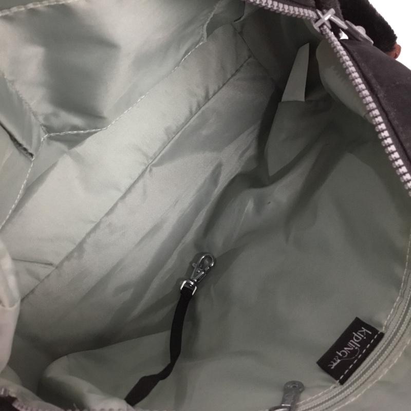 キプリング kipling ハンドバッグ ハンドバッグ K12437-900 ゴリラキーホルダー ロゴ、文字 黒 / ブラック /  レディース USED 古着 中古 10149833