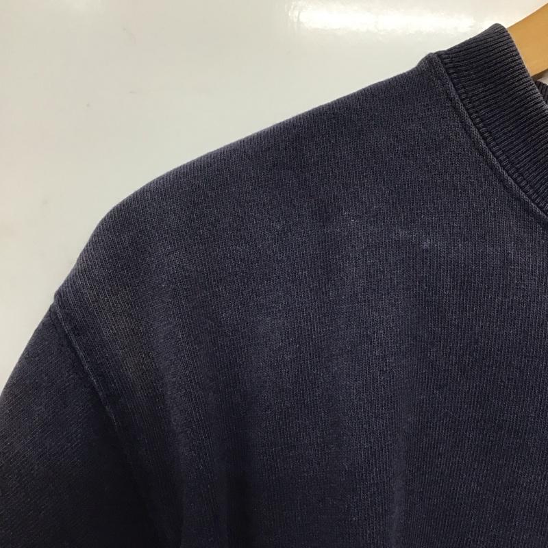 ラングリッツレザーズ Langlitz Leathers Tシャツ 半袖 半袖カットソー プリントTシャツ クルーネックカットソー プリント 紺 / ネイビー /  メンズ USED 古着 中古 10147053