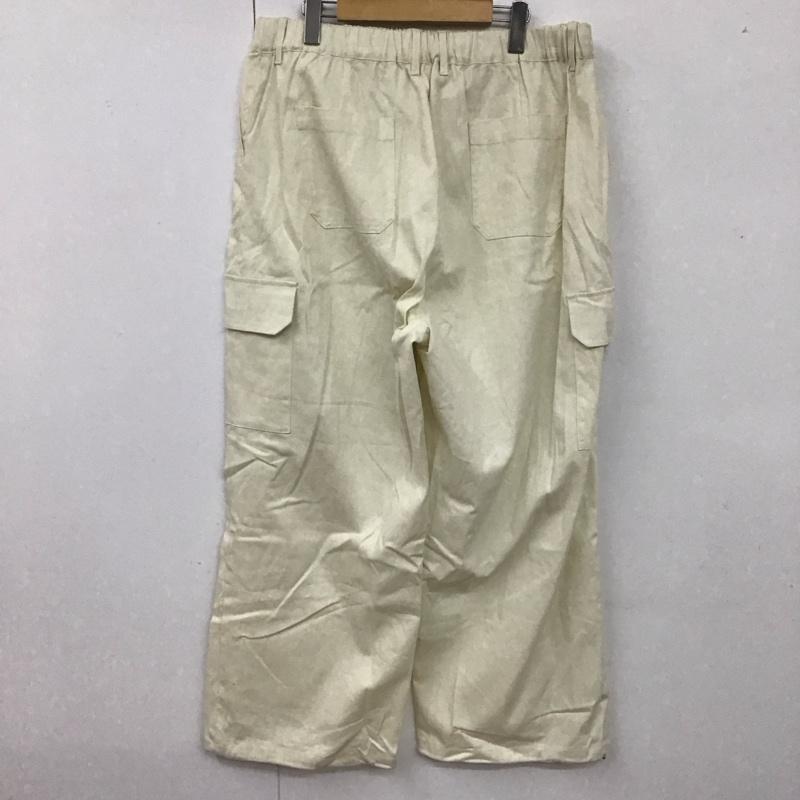 ロッキーモンロー Rocky Monroe パンツ ワークパンツ、ペインターパンツ 11946 ストレッチミリタリーカーゴパンツ ワイドパンツ カジュアルパンツ LL 無地 白 / ホワイト /  メンズ USED 古着 中古 10107208