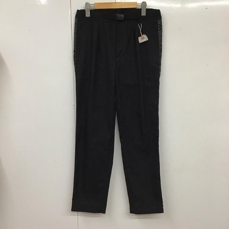 デラックス DELUXE パンツ ワークパンツ、ペインターパンツ カジュアルパンツ サイドライン スリムパンツ トラックパンツ S 無地 黒 / ブラック /  メンズ USED 古着 中古 10117839