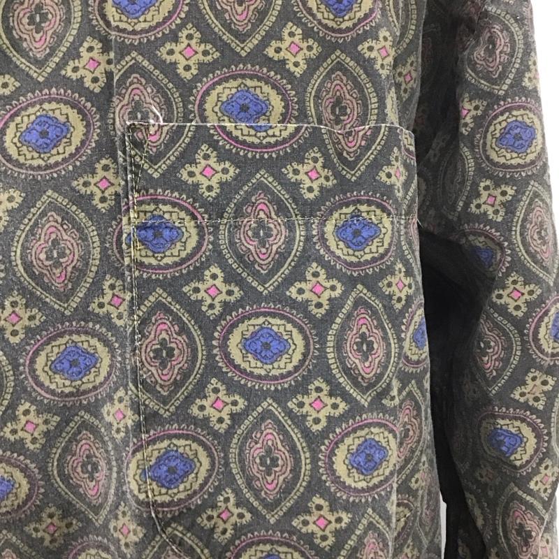 古着 USED シャツ、ブラウス 長袖 LOAFERS コットン 胸ポケット XL 総柄 マルチカラー / マルチカラー /  メンズ USED 古着 中古 10107663