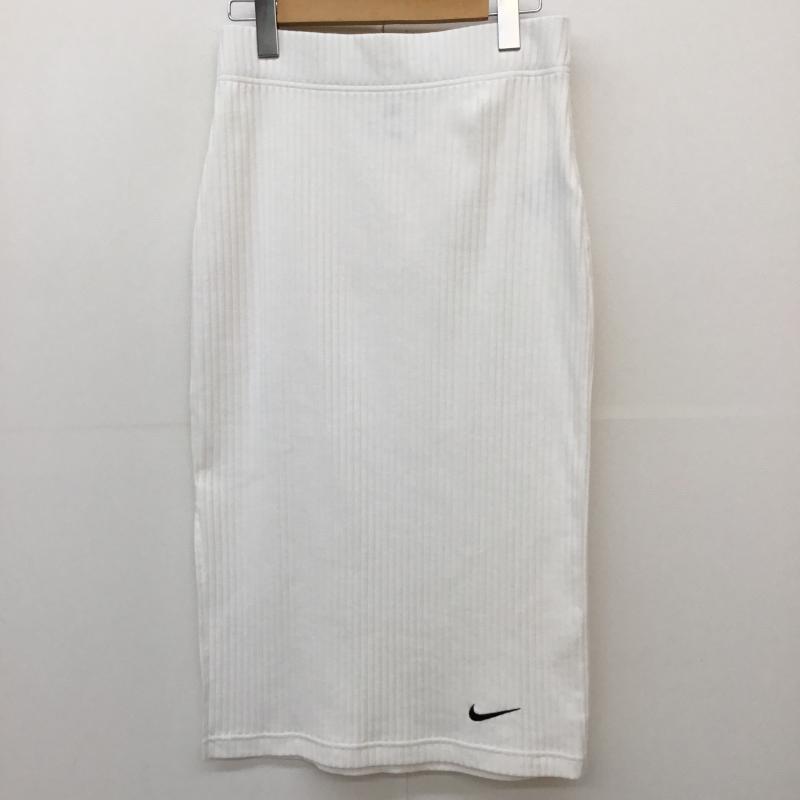 ナイキ NIKE スカート ロングスカート DV7957-133 RIB JRSY SKIRT SAIL S ロゴ、文字 白 / ホワイト /  レディース USED 古着 中古 10143896
