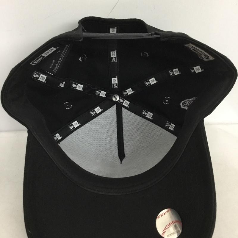 ニューエラ NEW ERA 帽子 キャップ LA ロサンゼルス ドジャース メジャーリーグ コットン ワッペン ロゴ、文字 黒 / ブラック /  メンズ USED 古着 中古 10141649