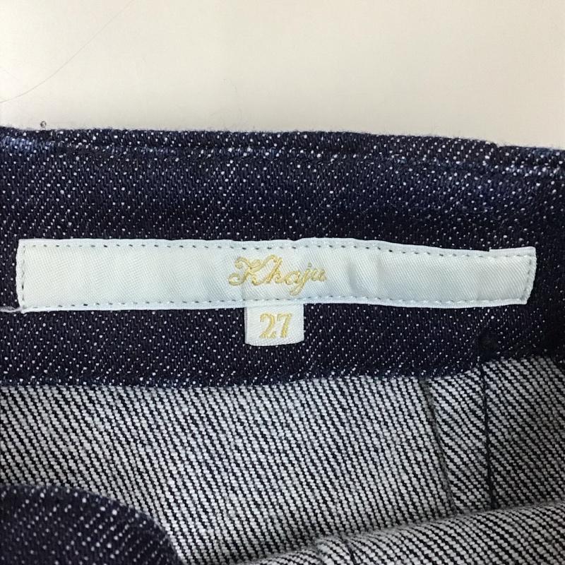 カージュ Khaju スカート ミニスカート 323-20-0086 デニムスカート ストレッチ 無地 インディゴ / インディゴ /  レディース USED 古着 中古 10115404