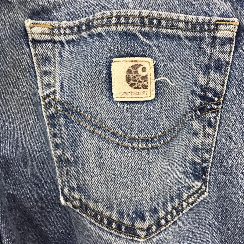 カーハート Carhartt パンツ デニム、ジーンズ テーパード 無地 青 / ブルー /  メンズ USED 古着 中古 10121381