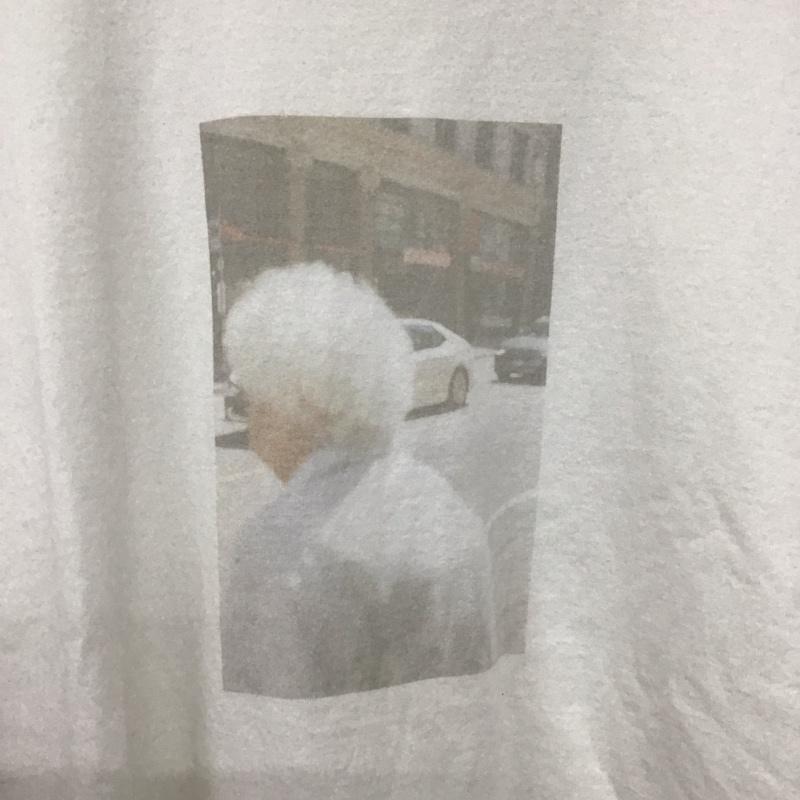 アワサ awasa Tシャツ 半袖 半袖カットソー プリントTシャツ クルーネックカットソー 3 プリント 白 / ホワイト /  メンズ USED 古着 中古 10151032