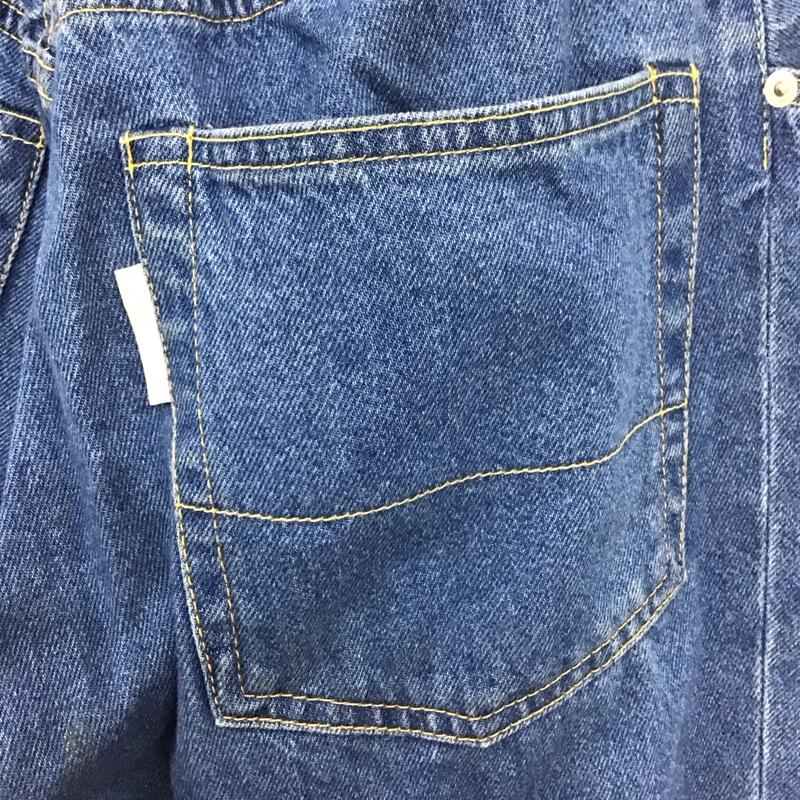 ネオンサイン NEON SIGN パンツ デニム、ジーンズ N0344OEX ワイドデニムスラックスパンツ デニムジーンズ カジュアルパンツ 42 無地 インディゴ / インディゴ /  メンズ USED 古着 中古 10110408