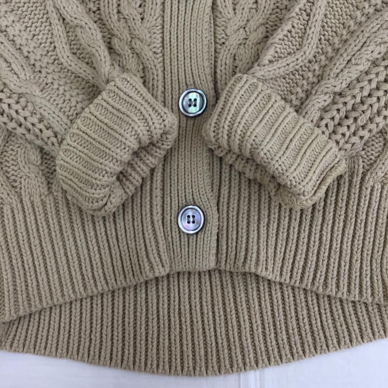 スローブイエナ SLOBE IENA カーディガン 長袖 FREE  茶 / ブラウン /  レディース USED 古着 中古 10142558