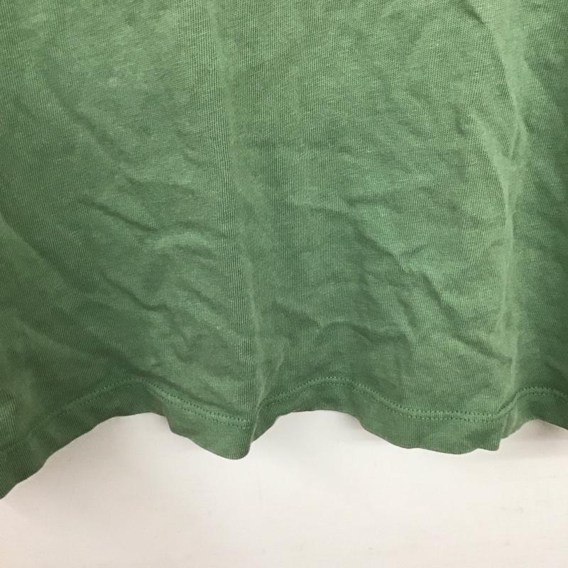 ザラ ZARA Tシャツ 半袖 半袖カットソー プリントTシャツ クルーネックカットソー L ロゴ、文字 緑 / グリーン /  レディース USED 古着 中古 10135439