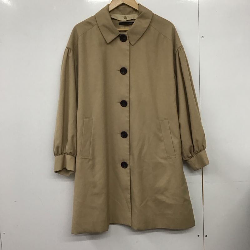 ヘザー Heather コート コート一般 HE070252TO 2WAY ボリュームスリーブ ステンカラー コート FREE 無地 ベージュ / ベージュ /  レディース USED 古着 中古 10146283