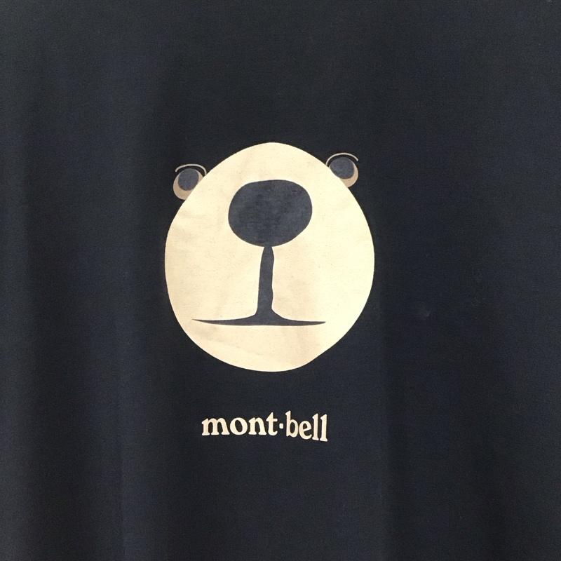 モンベル mont-bell Tシャツ 半袖 L プリント 黒 / ブラック /  メンズ USED 古着 中古 10145657