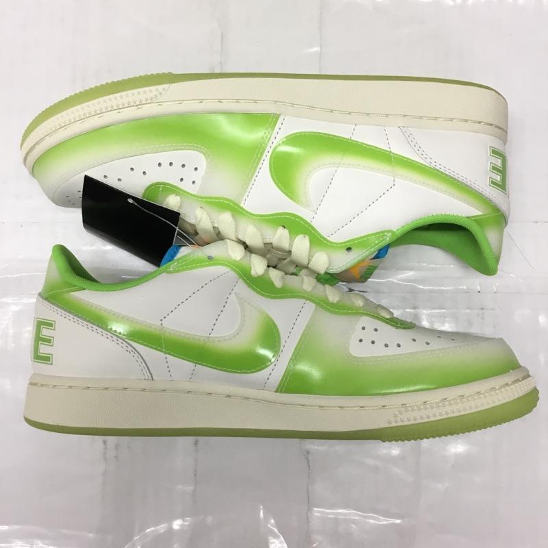 ナイキ NIKE スニーカー スニーカー FN7651-133 TERMINATOR LOW PRM 27cm 箱有 27.0cm ロゴ、文字 白 / ホワイト / X 薄緑 / ライトグリーン /  メンズ USED 古着 中古 10106357