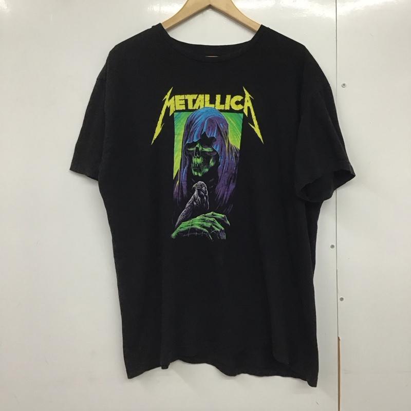 古着 USED Tシャツ 半袖 半袖カットソー プリントTシャツ クルーネックカットソー バンドTシャツ XL プリント 黒 / ブラック /  メンズ USED 古着 中古 10141498