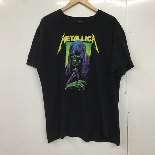 古着 USED Tシャツ 半袖 半袖カットソー プリントTシャツ クルーネックカットソー バンドTシャツ XL プリント 黒 / ブラック /  メンズ USED 古着 中古 10141498