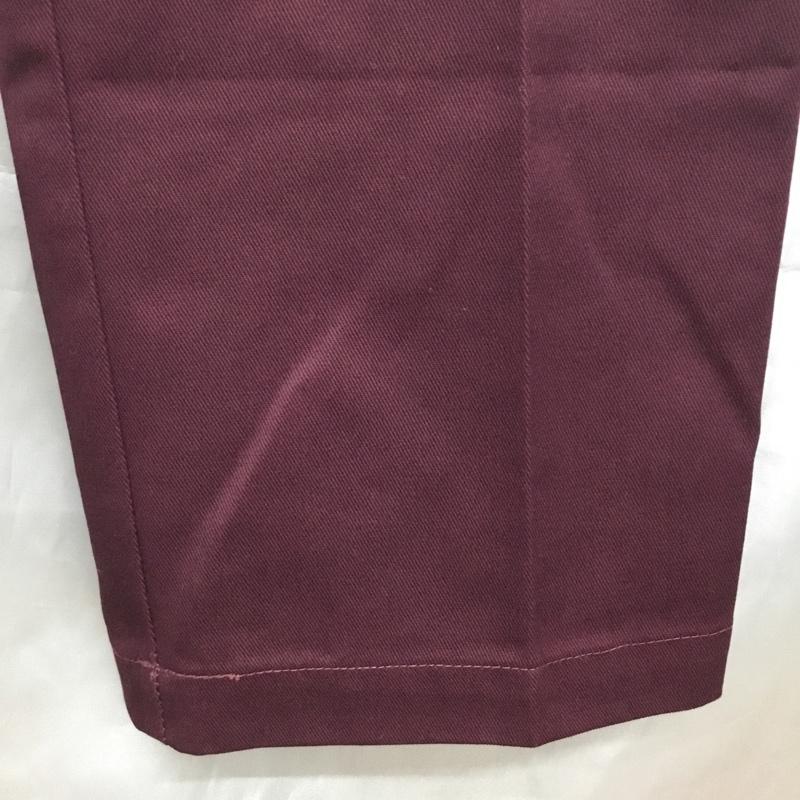 ディッキーズ Dickies パンツ ワークパンツ、ペインターパンツ ワークパンツ ワイドパンツ カジュアルパンツ skateboading 32インチ 無地 えんじ / ワインレッド /  メンズ USED 古着 中古 10122263