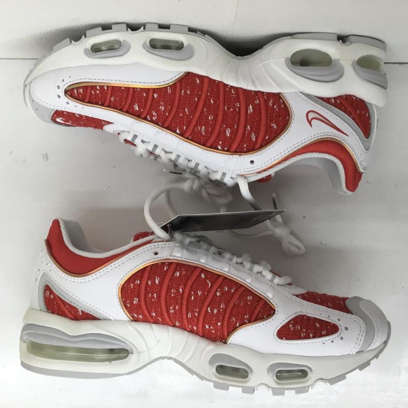 ナイキ NIKE スニーカー スニーカー SUPREME AIR MAX TAILWIND 4/S エアマックス テイルウインド 4 シュプリーム AT3854-100 26.0cm ロゴ、文字 白 / ホワイト / X 赤 / レッド /  メンズ USED 古着 中古 10105697