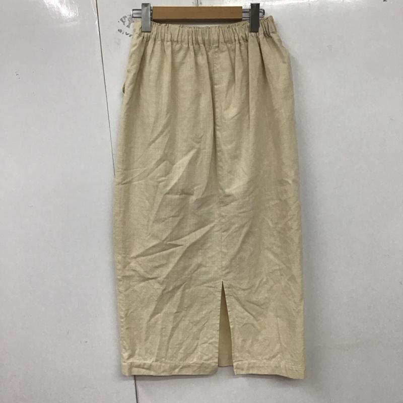 エヘカソポ ehka sopo スカート ひざ丈スカート FREE 無地 アイボリー / アイボリー /  レディース USED 古着 中古 10129695