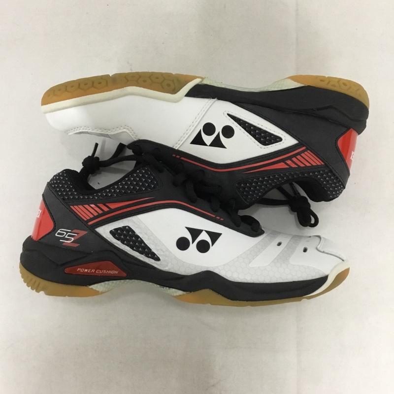 ヨネックス YONEX スニーカー スニーカー SHB65Z パワークッション65Zワイド 23cm バドミントンシューズ 23.0cm ロゴ、文字 白 / ホワイト / X 黒 / ブラック / X 赤 / レッド /  レディース USED 古着 中古 10142477