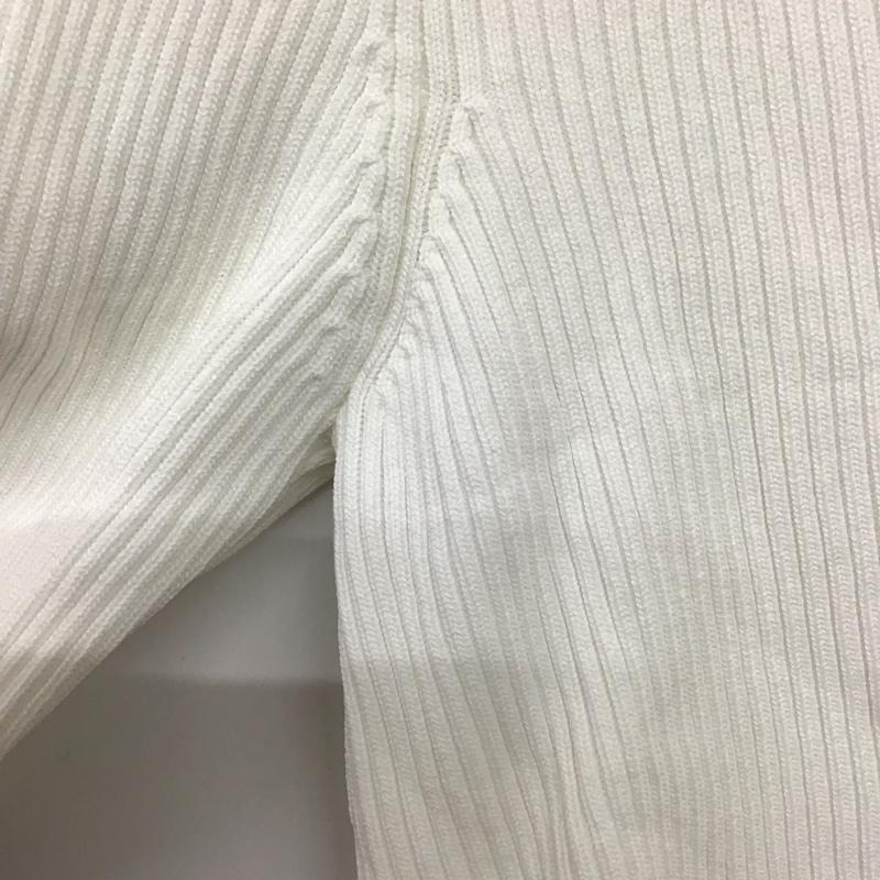 ザラ ZARA カーディガン 長袖 M 無地 白 / ホワイト /  レディース USED 古着 中古 10142257